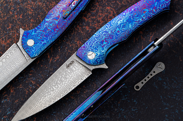 NÓŻ SKŁADANY FOLDER SLIM 5 TIMASCUS HERMAN 