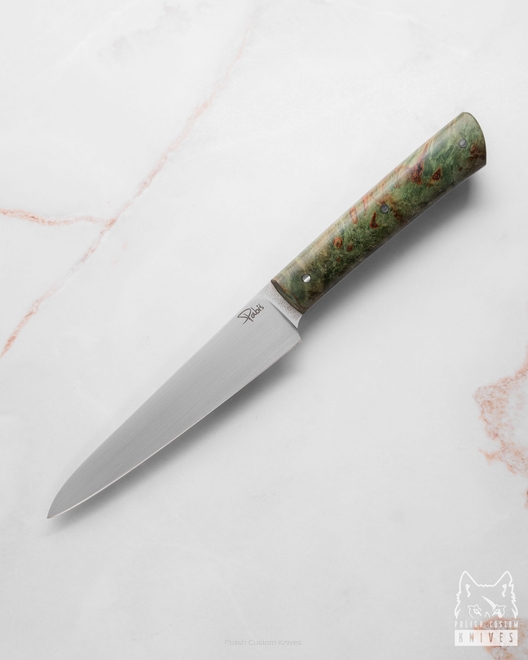 NÓŻ KUCHENNY POMOCNIK 120 20 ELMAX KLON ZIELONY PABIŚ KNIVES