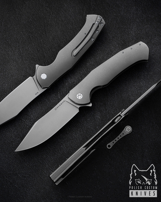NÓŻ SKŁADANY FOLDER MANTIS 123 M390 HERMAN KNIVES