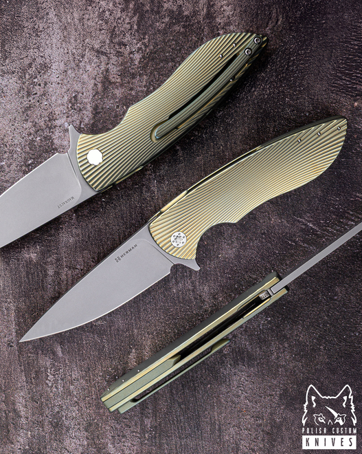 NÓŻ SKŁADANY FOLDER STING #0778 MAGNACUT HERMAN KNIVES