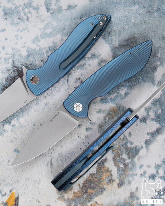 NÓŻ SKŁADANY FOLDER MICRO STING 287 M390 HERMAN KNIVES