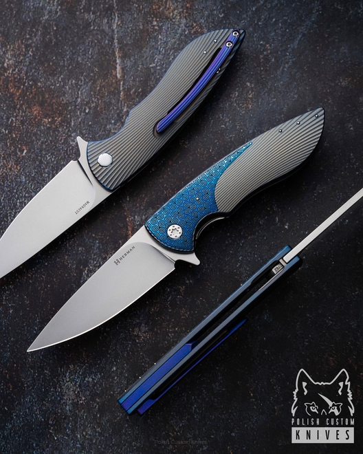 NÓŻ SKŁADANY FOLDER STING #0762 MAGNACUT HERMAN KNIVES