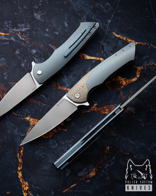 NÓŻ SKŁADANY FOLDER SLIM #0643 M390 HERMAN KNIVES