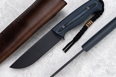 NÓŻ SURVIVALOWY RATEL II MICARTA SZARO-CZARNA 4