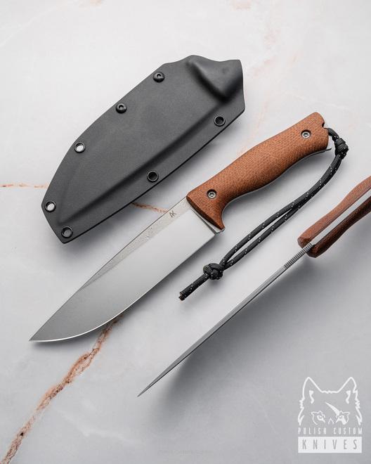 DUŻY NÓŻ SURVIVALOWY TAKTYCZNY KRYPTON 160 4 MICARTA K720 AK