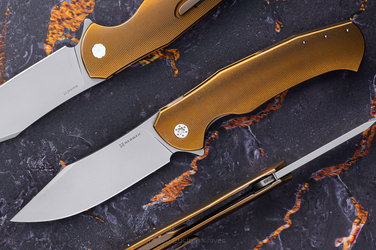 NÓŻ SKŁADANY FOLDER MANTIS #0369 MAGNACUT HERMAN KNIVES