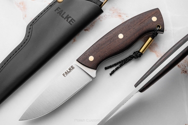 NÓŻ MYŚLIWSKI HUNTER STANDARD HS 236 K110 WENGE AFRYKAŃSKIE FALKE KNIVES