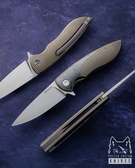 NÓŻ SKŁADANY FOLDER MICRO STING 270 M390 HERMAN KNIVES