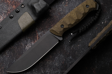 NÓŻ SURVIVALOWY RATEL II 33 BECUT MICARTA TD