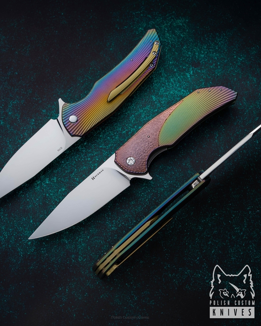 NÓŻ SKŁADANY FOLDER DRAGONFLY #0398 M390 OERLIKON HERMAN KNIVES
