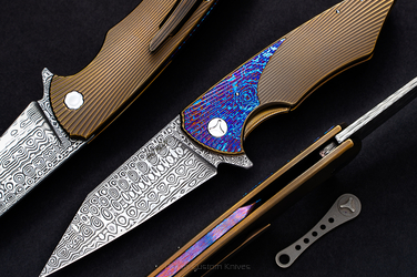 NÓŻ SKŁADANY FOLDER VESPERTILIO 36 DAMASTEEL HERMAN