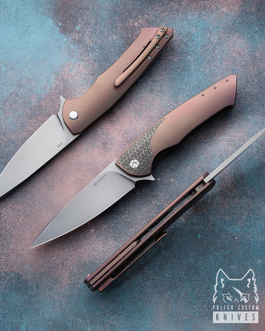 NÓŻ SKŁADANY FOLDER SLIM #0556 M398 HERMAN KNIVES