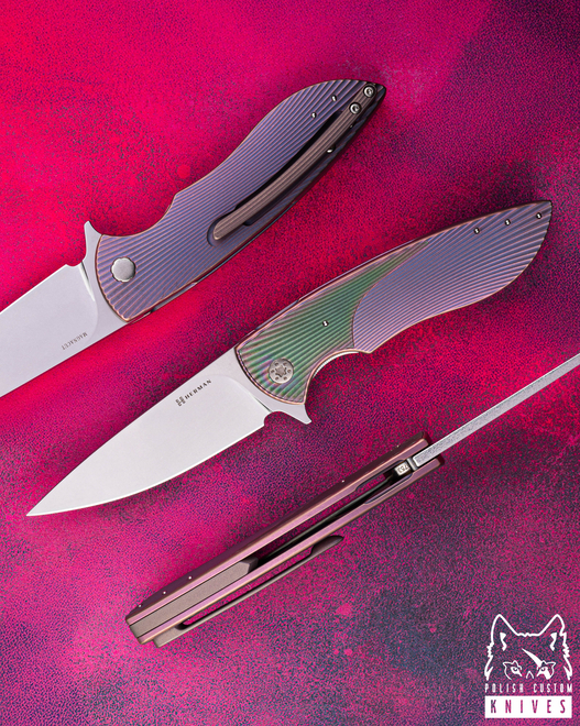 NÓŻ SKŁADANY FOLDER STING #0753 MAGNACUT HERMAN KNIVES
