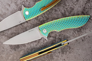 NÓŻ SKŁADANY FOLDER STING #0916 M390 HERMAN KNIVES