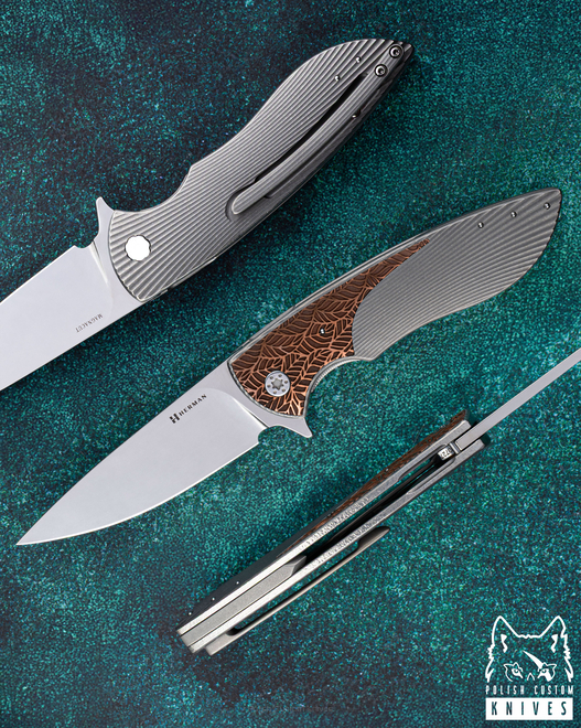 NÓŻ SKŁADANY FOLDER STING #0727 MAGNACUT HERMAN KNIVES