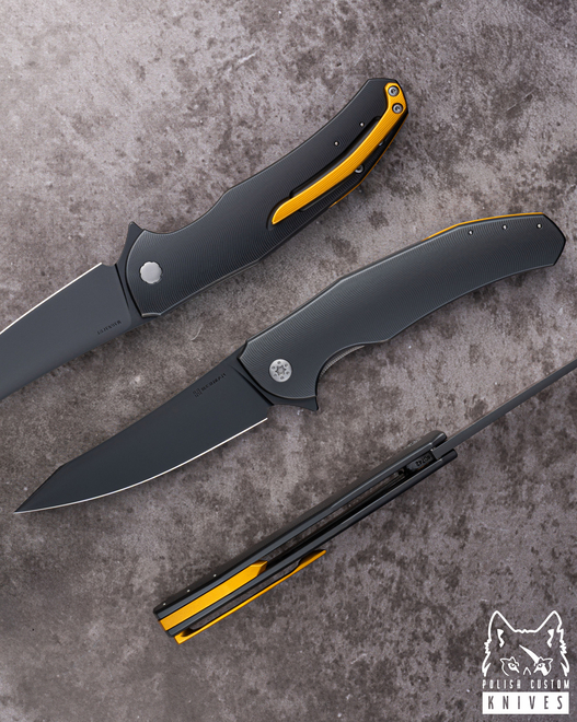 NÓŻ SKŁADANY FOLDER ISHTAR #0742 MAGNACUT DLC HERMAN KNIVES