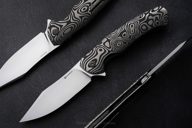 NÓŻ SKŁADANY FOLDER MANTIS #0424 MAGNACUT NEBULA RIPPLE  ( C0047 ) HERMAN KNIVES
