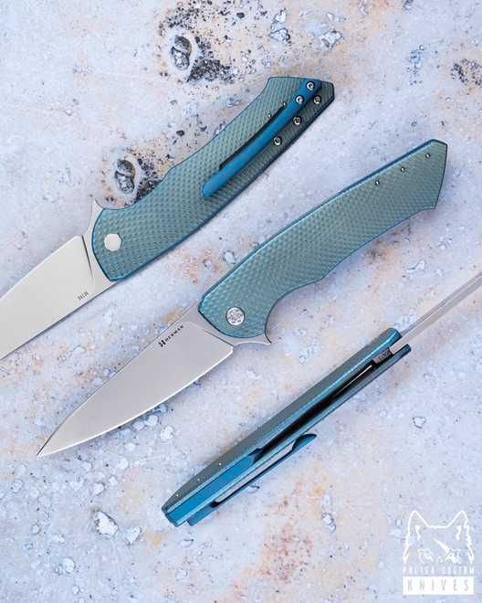 NÓŻ SKŁADANY FOLDER SLIM 473 M398 HERMAN KNIVES