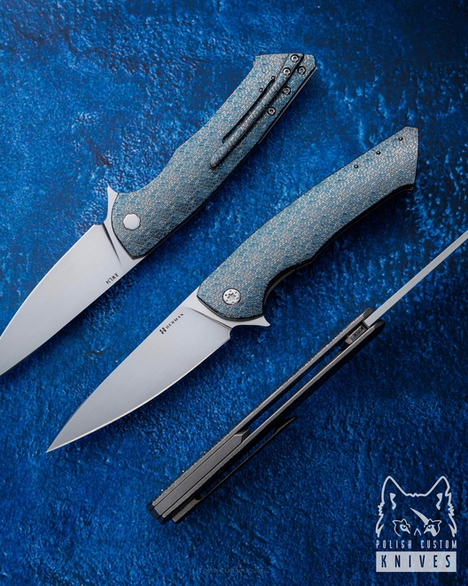NÓŻ SKŁADANY FOLDER SLIM #0506 RWL34 TESSSERACT HERMAN KNIVES