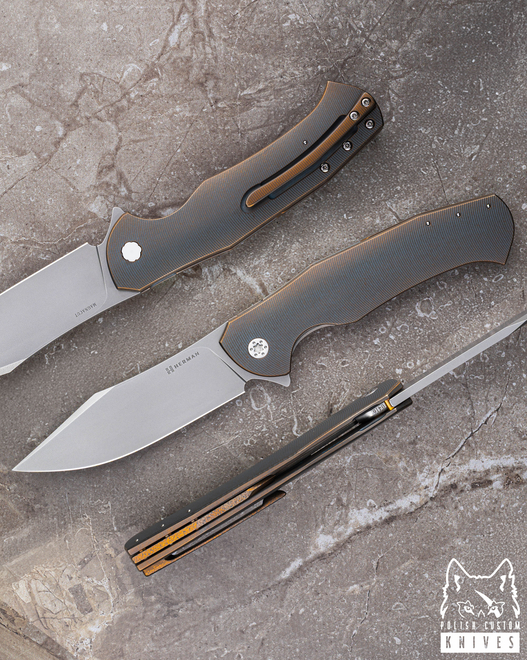 NÓŻ SKŁADANY FOLDER MANTIS #0416 MAGNACUT HERMAN KNIVES