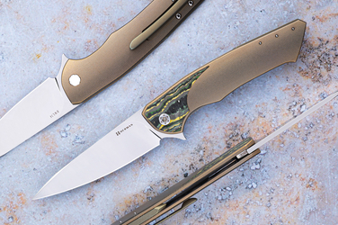 NÓŻ SKŁADANY FOLDER SLIM #0502 RWL34 HERMAN KNIVES