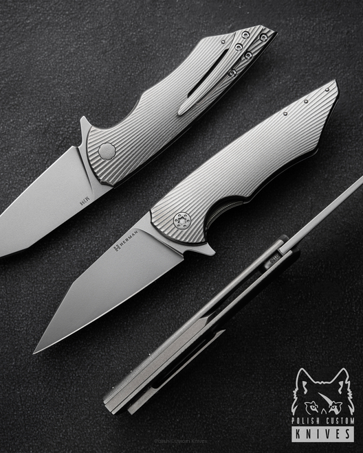 NÓŻ SKŁADANY FOLDER VESPERTILIO 159 M398 HERMAN KNIVES