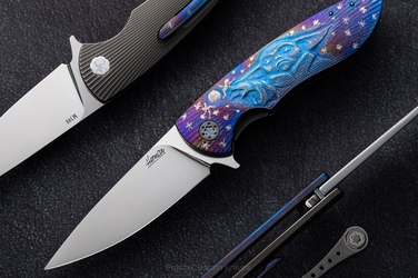 NÓŻ SKŁADANY FOLDER MICRO STING GROGU 6 M398 PIMPED BY MICHO HERMAN KNIVES