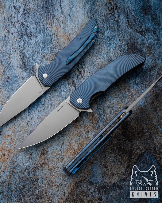 NÓŻ SKŁADANY FOLDER DRAGONFLY #0459 M390 HERMAN KNIVES