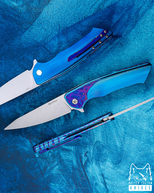 NÓŻ SKŁADANY FOLDER SLIM #0678 M390 HERMAN KNIVES