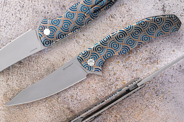 NÓŻ SKŁADANY FOLDER ISHTAR #0741 MAGNACUT CHRONO CIRCLE HERMAN KNIVES