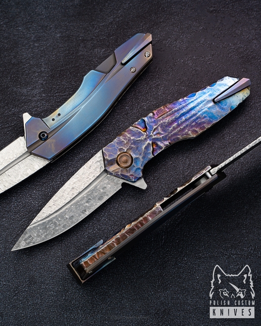 NÓŻ SKŁADANY FOLDER ZT 0888 PUNISHER  PIMPED by MICHO