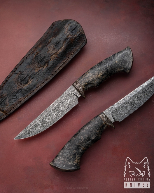 DUŻY EKSKLUZYWNY NÓŻ KOLEKCJONERSKI DUSKWOVEN MICHO