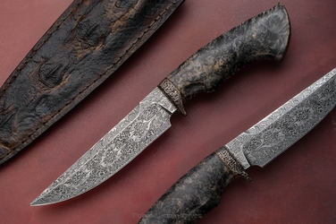 DUŻY EKSKLUZYWNY NÓŻ KOLEKCJONERSKI DUSKWOVEN MICHO