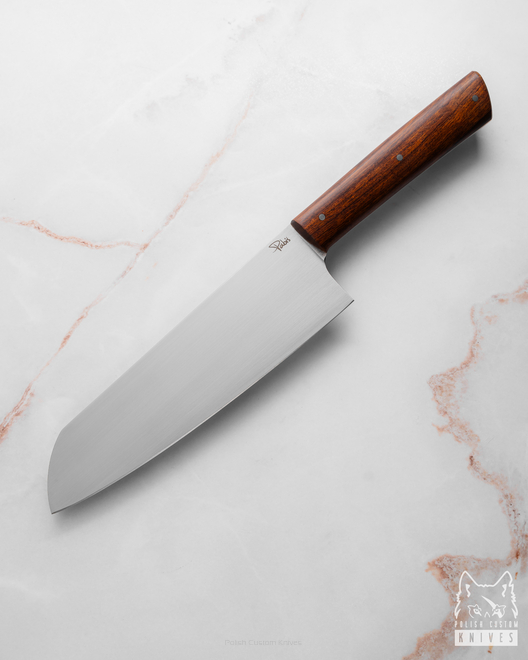 NÓŻ KUCHENNY SANTOKU 180 44 ELMAX IRONWOOD PABIŚ KNIVES