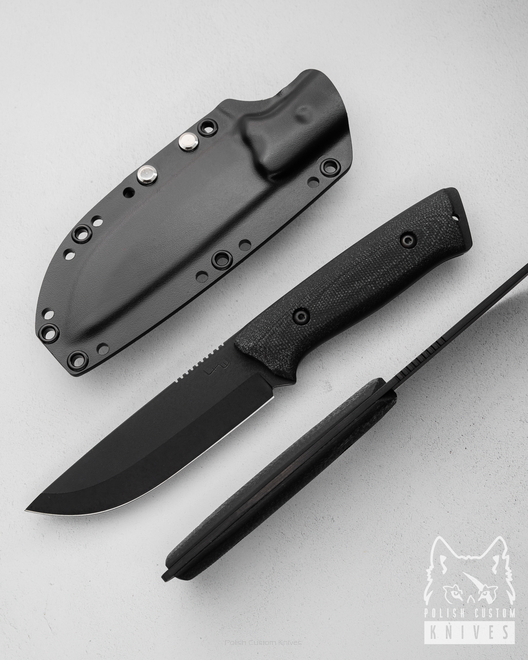 NÓŻ SURVIVALOWY FOX G10 CZARNY LKW KNIVES