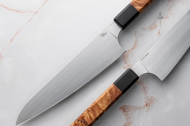 NÓŻ KUCHENNY GYUTO 210 15 K110 KLON BRĄZOWY  PABIŚ KNIVES