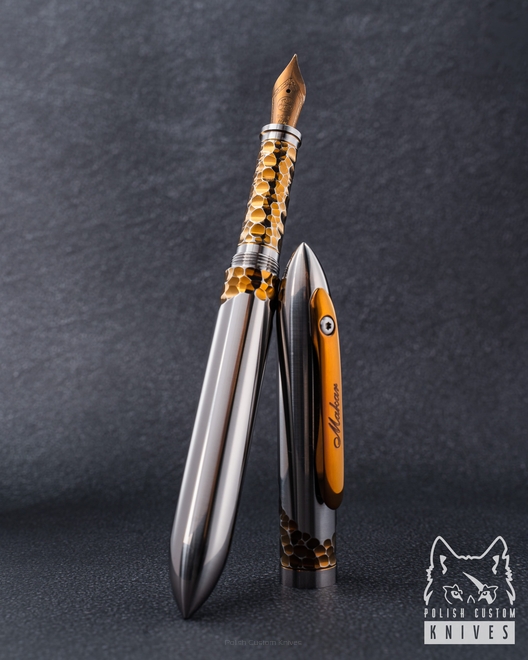 PIÓRO WIECZNE CUSTOMOWE TORPEDO LISEK 2 MAKAR
