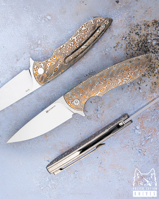 NÓŻ SKŁADANY FOLDER STING #0737 MAGNACUT HERMAN KNIVES