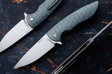 NÓŻ SKŁADANY FOLDER BIG STING #0033 M398 TESSERACT HERMAN KNIVES