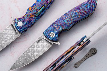 NÓŻ SKŁADANY FOLDER MICRO STING 1 TIMASCUS BALBACH HERMAN