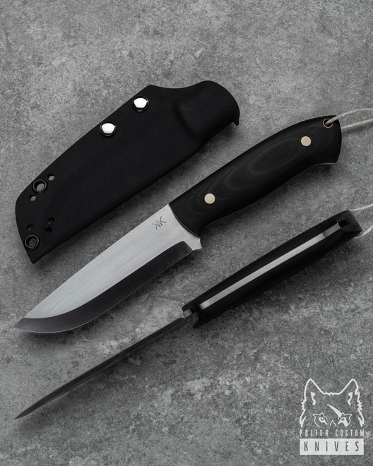 NÓŻ ROSOMAK MICARTA  Z POCHWĄ WYKONANĄ Z KYDEXU