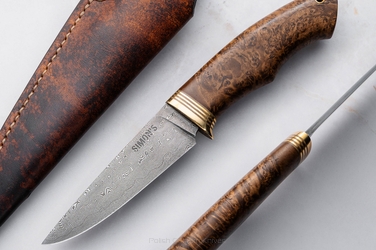 EKSKLUZYWNY NÓŻ SURVIVALOWY TAKTYCZNY AUTUMN WIND 20 SIMON'S KNIVES