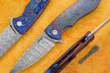 NÓŻ SKŁADANY STING 11 TIMASCUS DAMASTEEL HERMAN