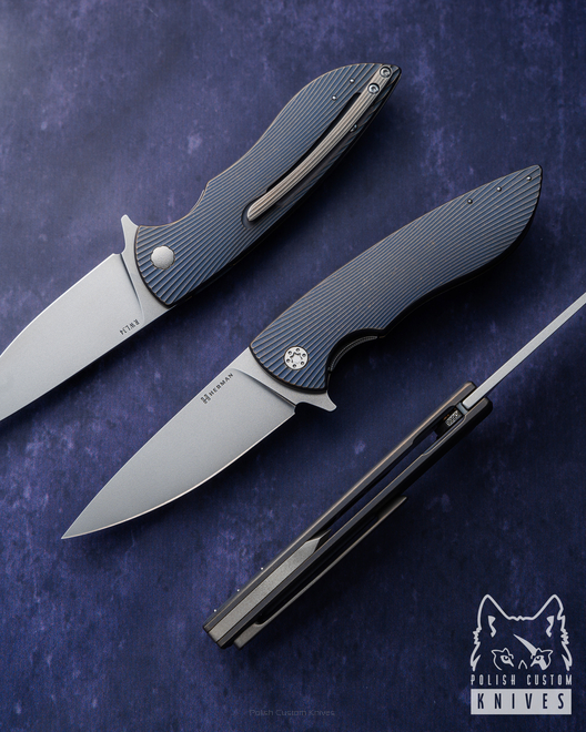 NÓŻ SKŁADANY FOLDER STING 666 RWL34 HERMAN KNIVES