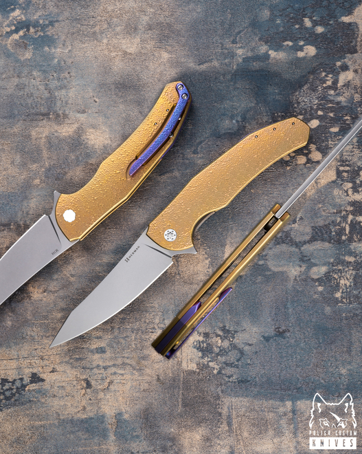 NÓŻ SKŁADANY FOLDER ISHTAR 575 M398 HERMAN KNIVES