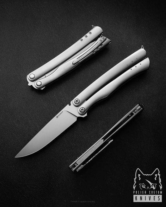NÓŻ SKŁADANY FOLDER MORPHO #0015 M390 HERMAN KNIVES