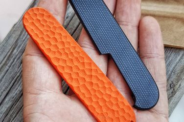 Okładziny do scyzoryka Victorinox 91mm Black-Orange Combo G10 293