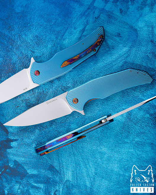 NÓŻ SKŁADANY FOLDER DRAGONFLY #0477 M390 HERMAN KNIVES