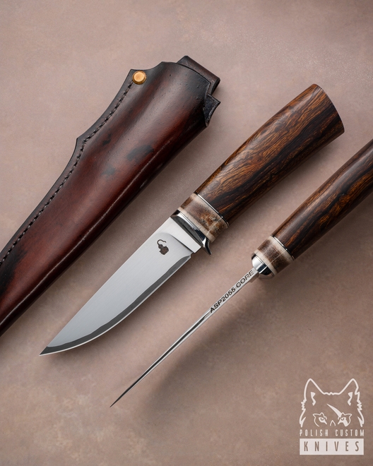 NÓŻ MYŚLIWSKI HUNTER 2 SAN MAI ASP2055 CORE ARIZONA DESERT IRONWOOD MOONSHINE