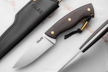 NÓŻ MYŚLIWSKI HUNTER STANDARD HS 223 K110 WENGE AFRYKAŃSKIE FALKE KNIVES